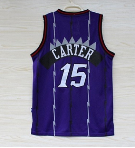 Vince Carter jersey Toronto Raptors Swingman Basketball 15 Purple Sewn ...