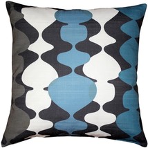 Lava Lamp Charcoal Blue 19x19 Throw Pillow, with Polyfill Insert - $39.95