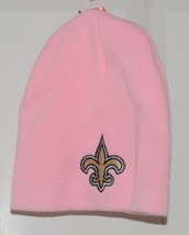 NFL Team Apparel Licensed New Orleans Saints Pink Winter Cap image 1
