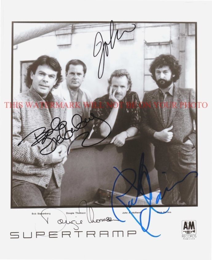 CHICAGO BAND SIGNED AUTOGRAPH 8x10 RP PHOTO CLASSIC ROCK ALL 5 PANKOW SCHEFF 