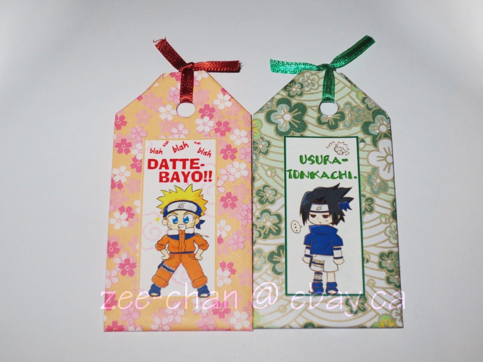 Naruto Fan Made Paper Charms Naruto Sasuke And 50 Similar Items