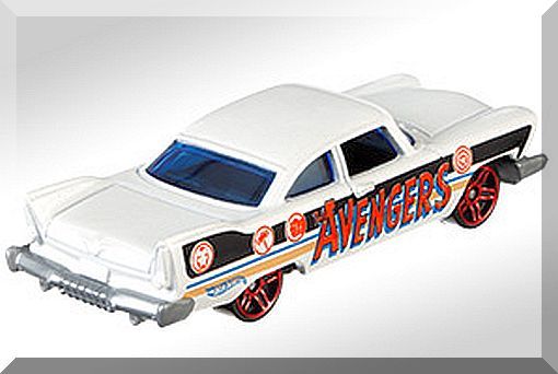 Captain America 75th Anniversary 6/8 Hot Wheels 2016 '57 PLYMOUTH FURY 