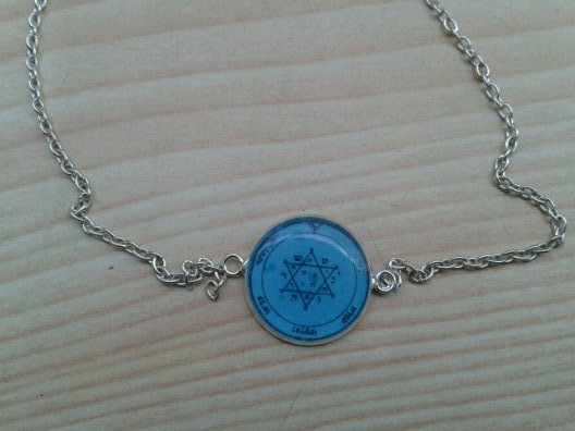 2nd Pentacle of Jupiter bracelet. For acquiring glory, honors, riches. Hexagram  - $19.99