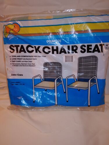 Vtg Foam Slab Outdoor Chair Pad Replacement Stacked 1989 Pastels Kmart MI