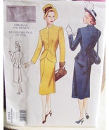 Vogue Pattern 2353 Vintage Style 1946 Womens Suit size 6,8,10 - $11.99