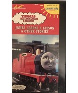Rare Thomas The Tank Engine &amp; Friends James Learns A Lesson-VHS TESTED-S... - $62.25