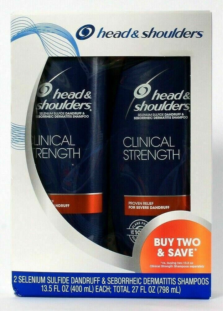 (2 Pack) Head & Shoulders 13.5 Oz Clinical Strength Severe Dandruff
