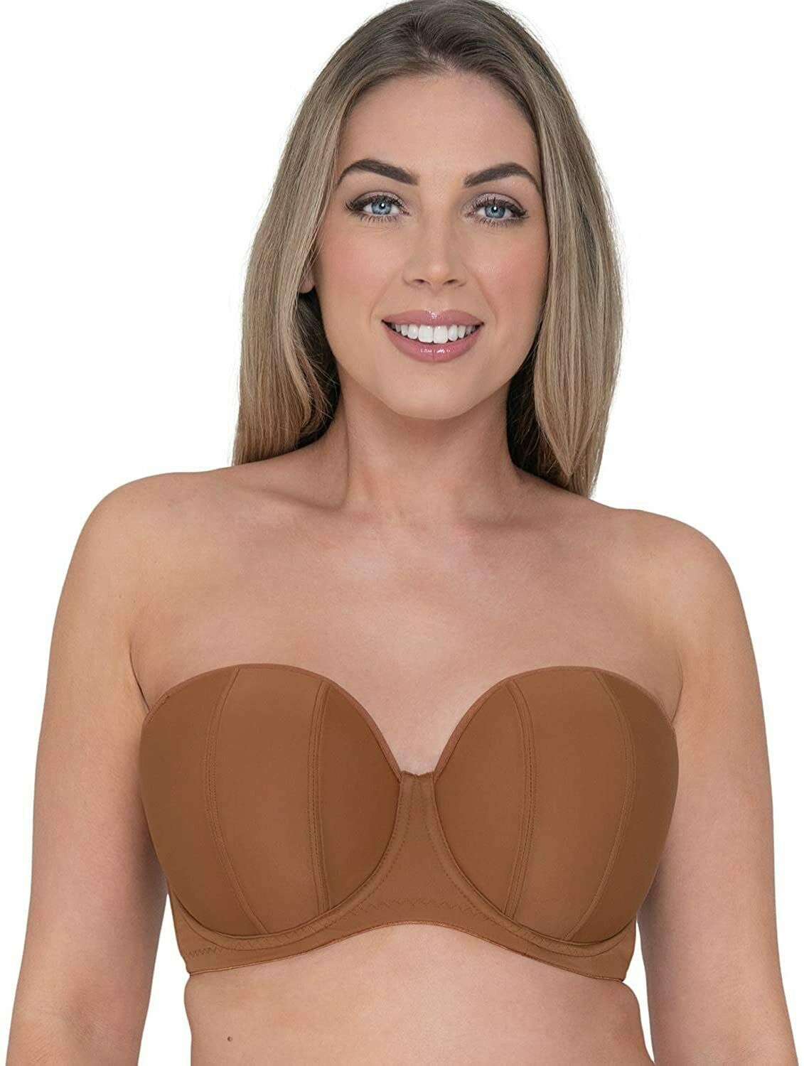 Curvy Kate Caramel Luxe Strapless Multiway Underwire Bra Us 34h Uk