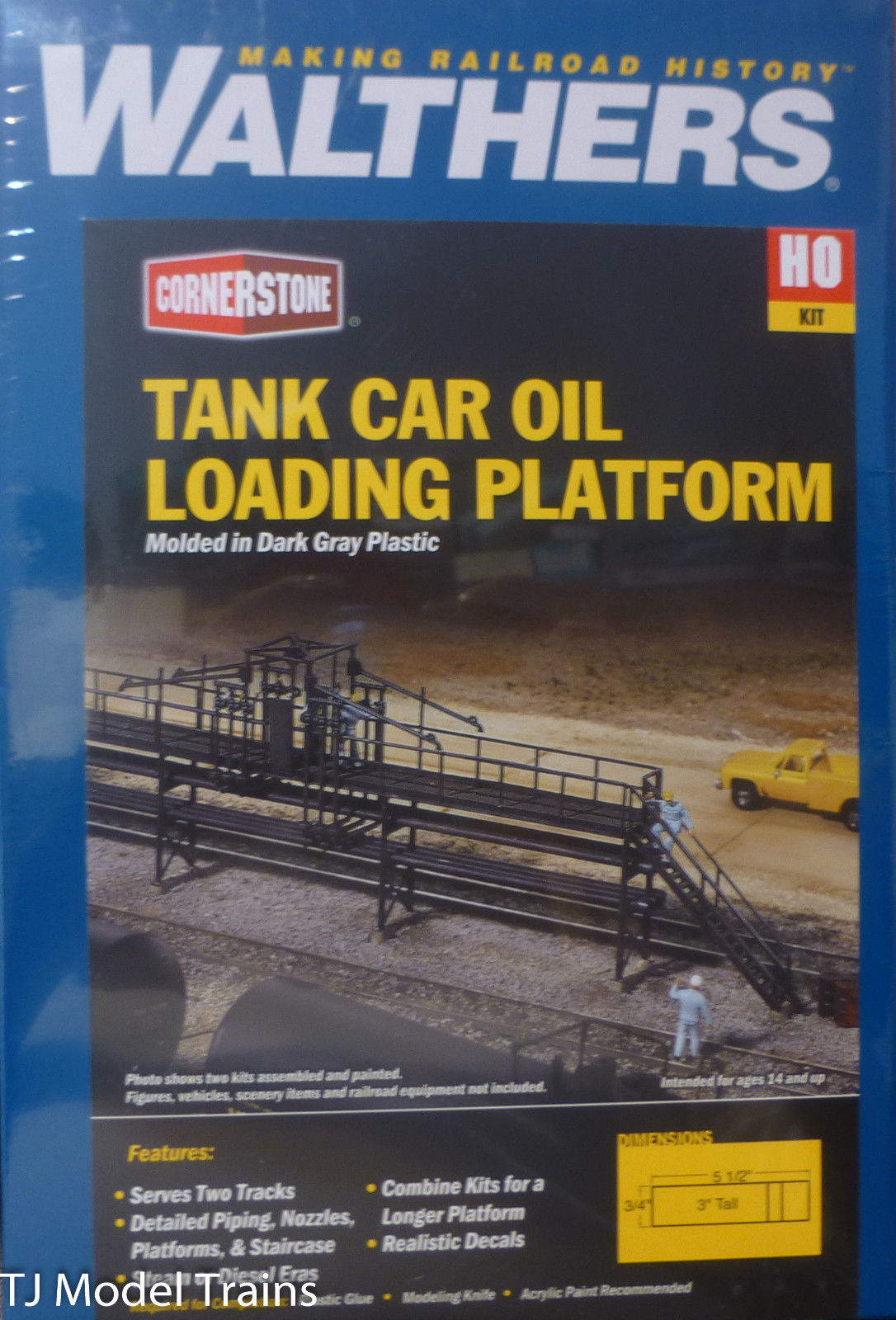 Walthers HO scale Tank Car Oil Loading Platform Kit 9333104 Walthers