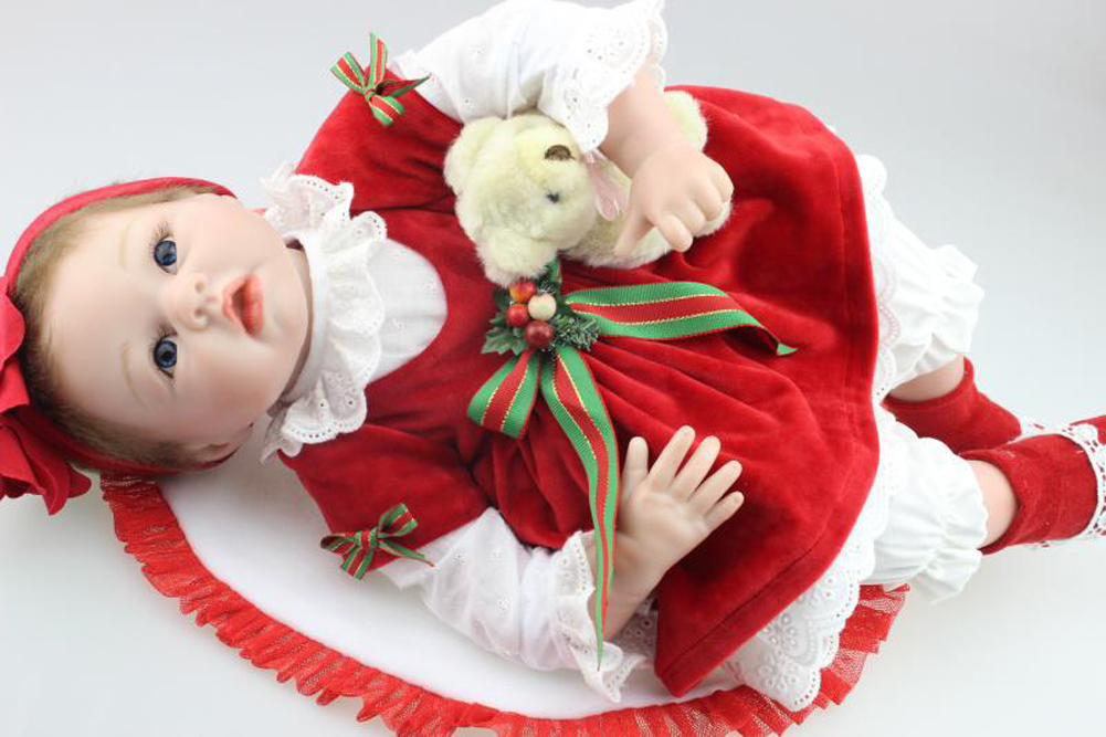 Lovely 50cm Silicone Real Reborn Baby Dolls Model ...