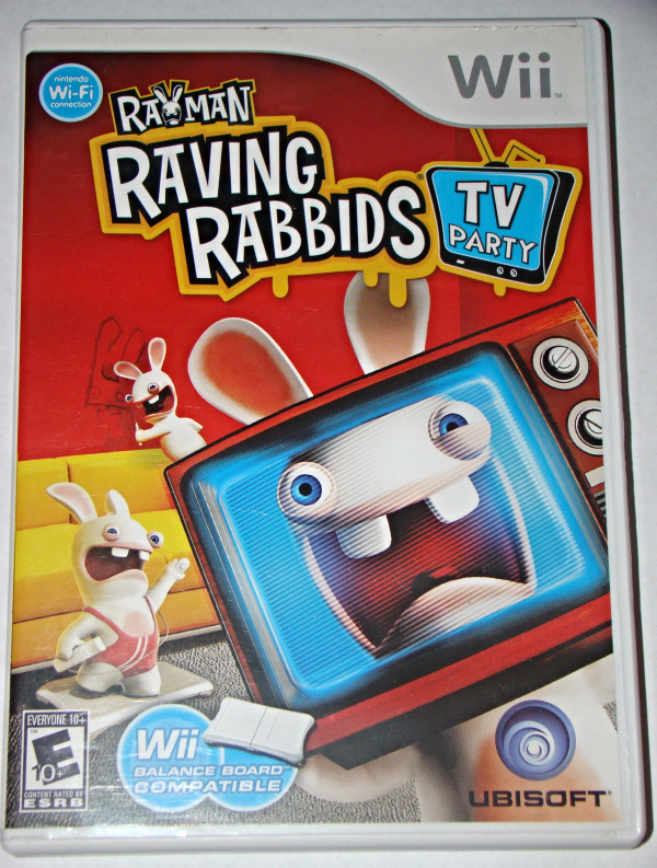 Nintendo Wii - UBISOFT - RAYMAN RAVING RABBIDS TV PARTY (Complete with ...