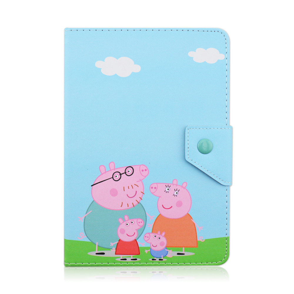 Peppa Pig Stand PU Leather Cover Case For 10.1" Proscan 10.1inch Android Tablet Cases, Covers
