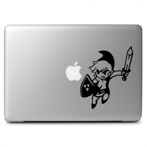 Legend of Zelda Jumping Toon Link Vinyl Car Window Laptop Decal Sticker