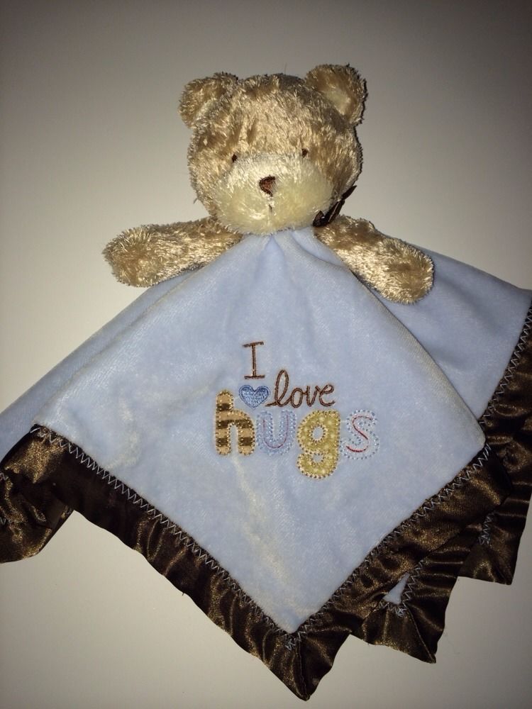 Carters Child Of Mine Pink Owl plush Hug Security Blanket Lovey cat bear 