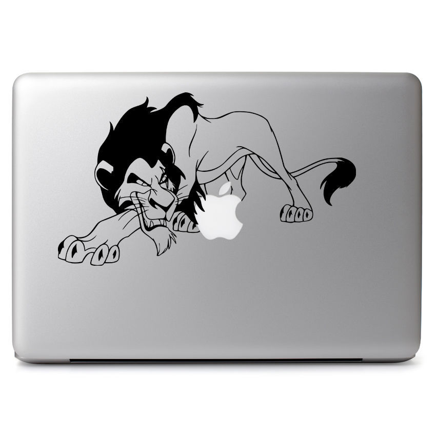 Disney Lion King Scar Evil for Apple Macbook Air/Pro Laptop Vinyl Decal Sticker Case Mods