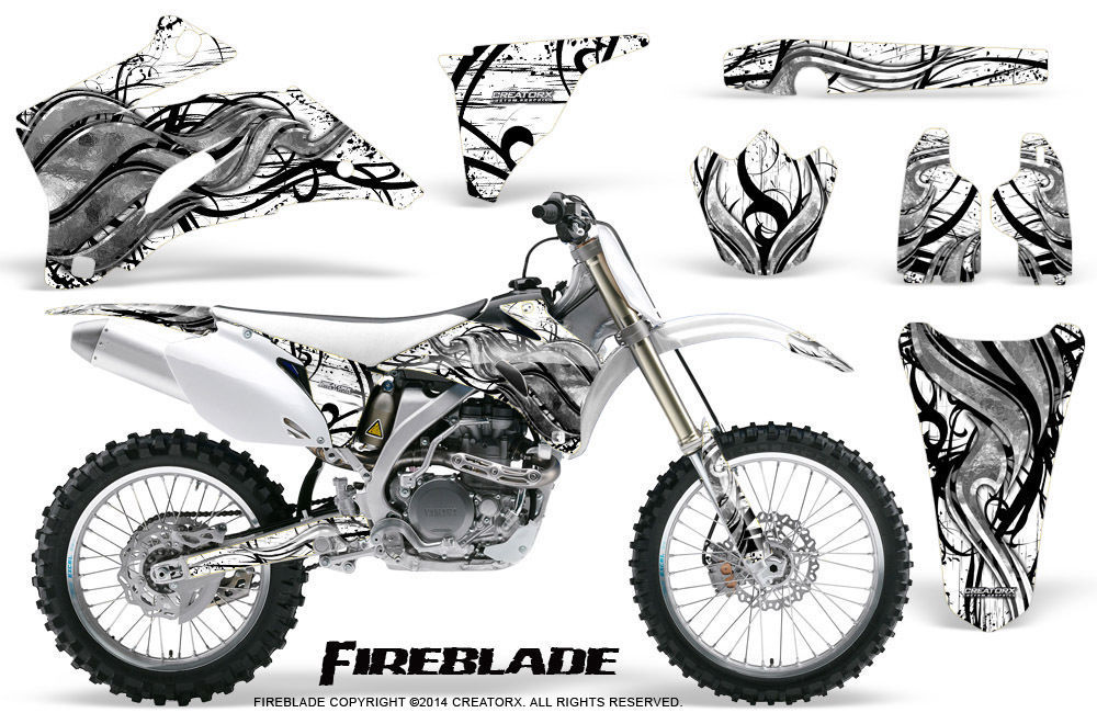 YAMAHA YZ125 YZ250 2 STROKE 2002-2014 GRAPHICS KIT DECALS SPIDERX SXBLBLNP