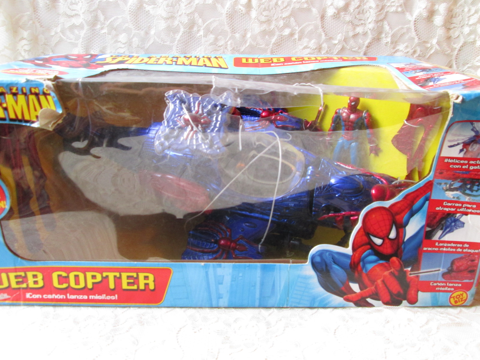 The Amazing Spider-Man Web Copter Toy NIB Playset Action Figure ...