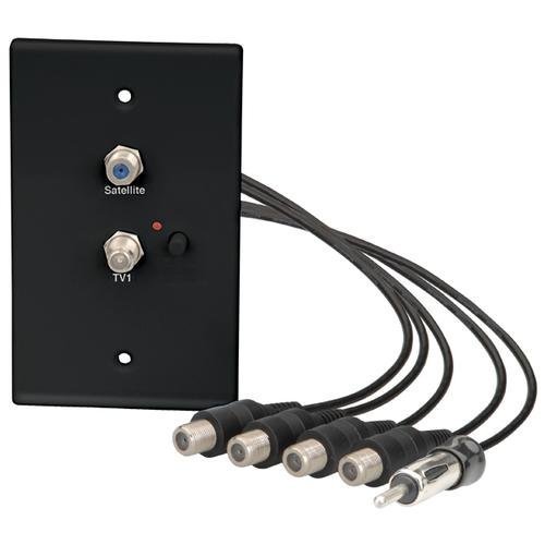 Antenna Distribution Wall Plate Black Operates on +12 volt DC Vehicle Electronics & GPS