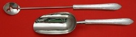 Wild Flower By Royal Crest Sterling Silver Bar Serving Set HHWS 2pc Custom - $147.51