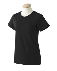 Black L  style 2000LG Gildan Women ultra cotton T-shirt