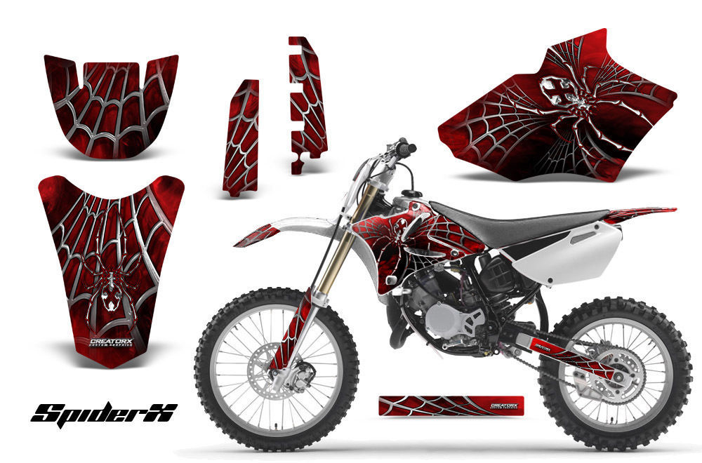 YAMAHA YZ125 YZ250 2 STROKE 2002-2014 GRAPHICS KIT DECALS SPIDERX SXBLBLNP
