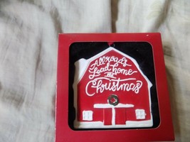 St. Nicholas square ornament - All roads lead home for Christmas - $3.99