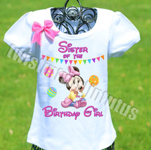 Rainbow Minnie Mouse Sister Shirt - $18.99