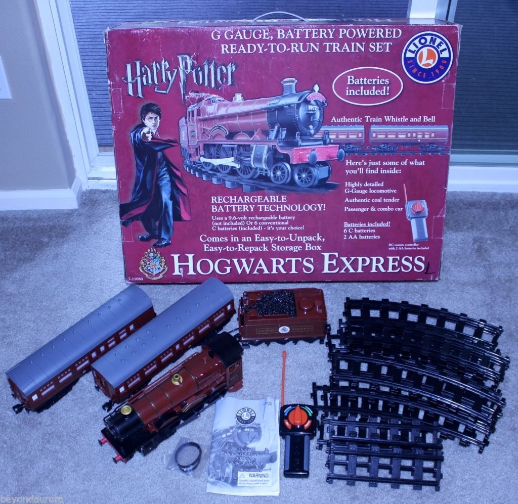 lionel harry potter hogwarts express train set