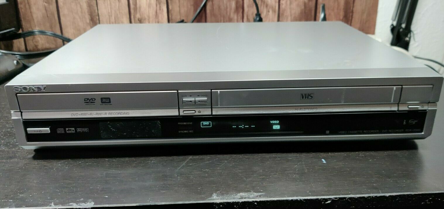 Sony DVD Player VHS Recorder Model RDR-VX500 No Remote Burner Doesn't ...