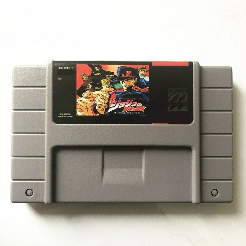 JoJo's Bizarre Adventure Super nintendo SNES NTSC Cartridge Card US ...