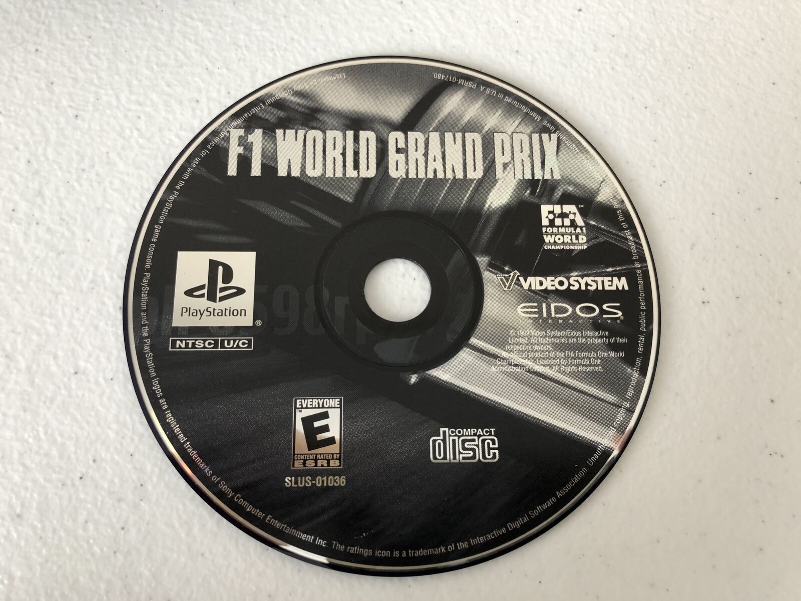 F1 World Grand Prix - Playstation 1 PS1 - Cleaned & Tested - Video Games