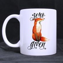 Zero Fox Given Custom Personalized Coffee Tea White Mug - $13.99