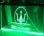 Maserati LED Neon Sign Hang Signs Wall Home Decor, Room, Garage Craft