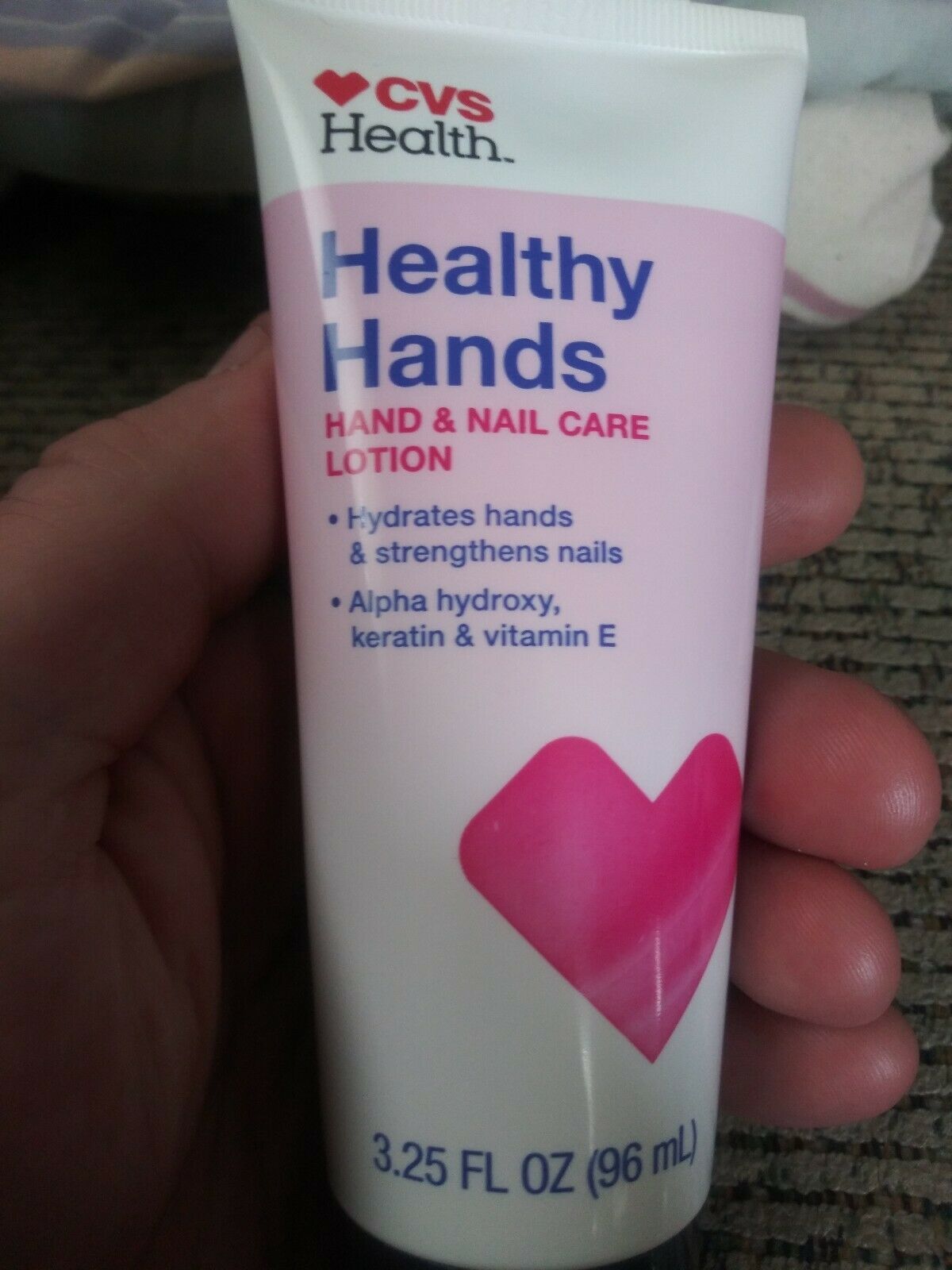 3x CVS Healthy Hands Hand & Nail Care Lotion Keratin w/ Vitamin E 3.25 oz ea. Hand Creams