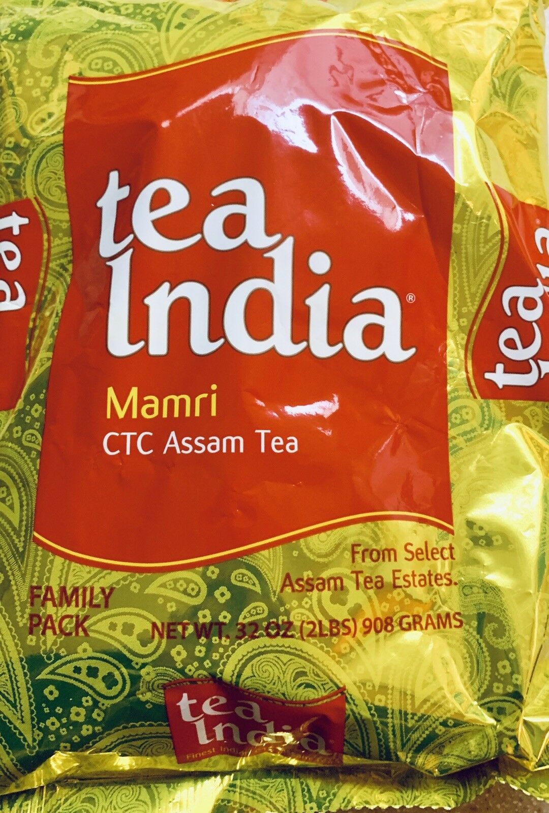 Tea India Mamri CTC Assam Tea Family Pack 32 Ounce Tea