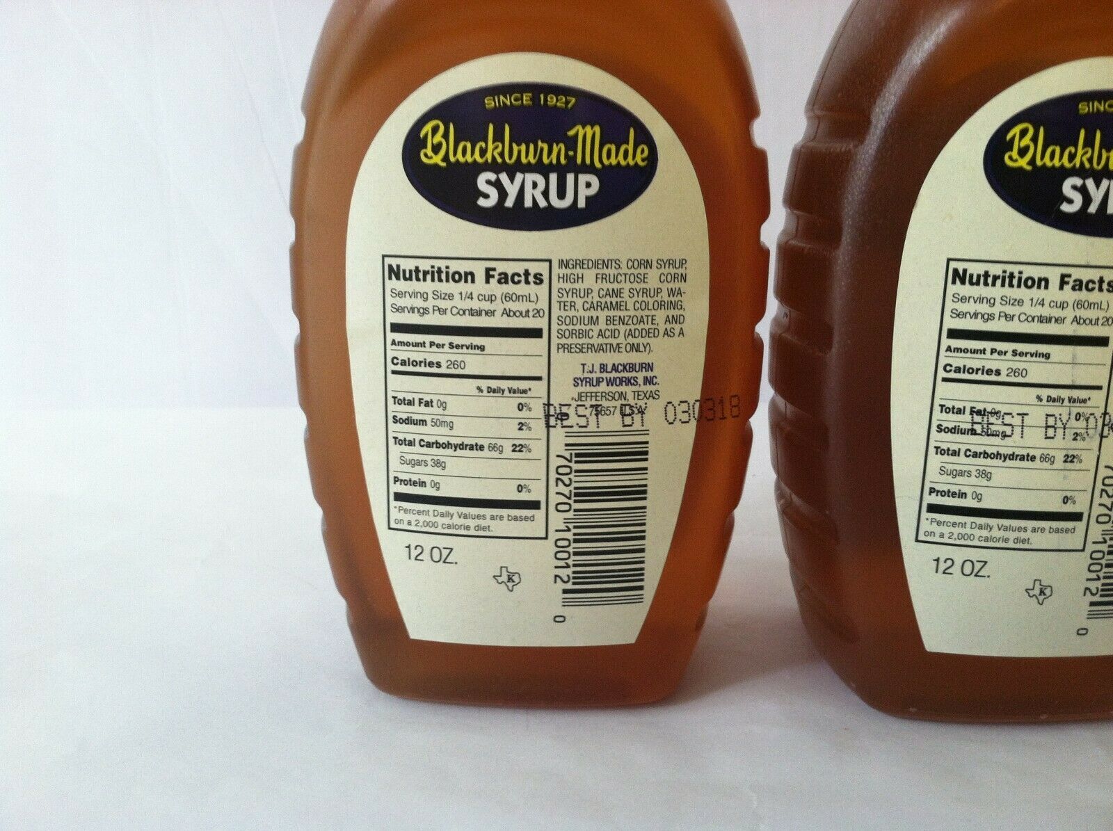 BlackburnMade Syrup two12 oz Syrups