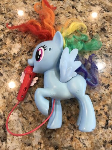 Hasbro My Little Pony MLP Singing Rainbow Dash Karaoke Mic Microphone ...