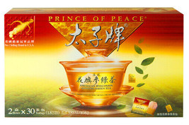 PRINCE OF PEACE AMERICAN WISCONSIN GINSENG GREEN TEA (30 TEA BAGS) - $27.72