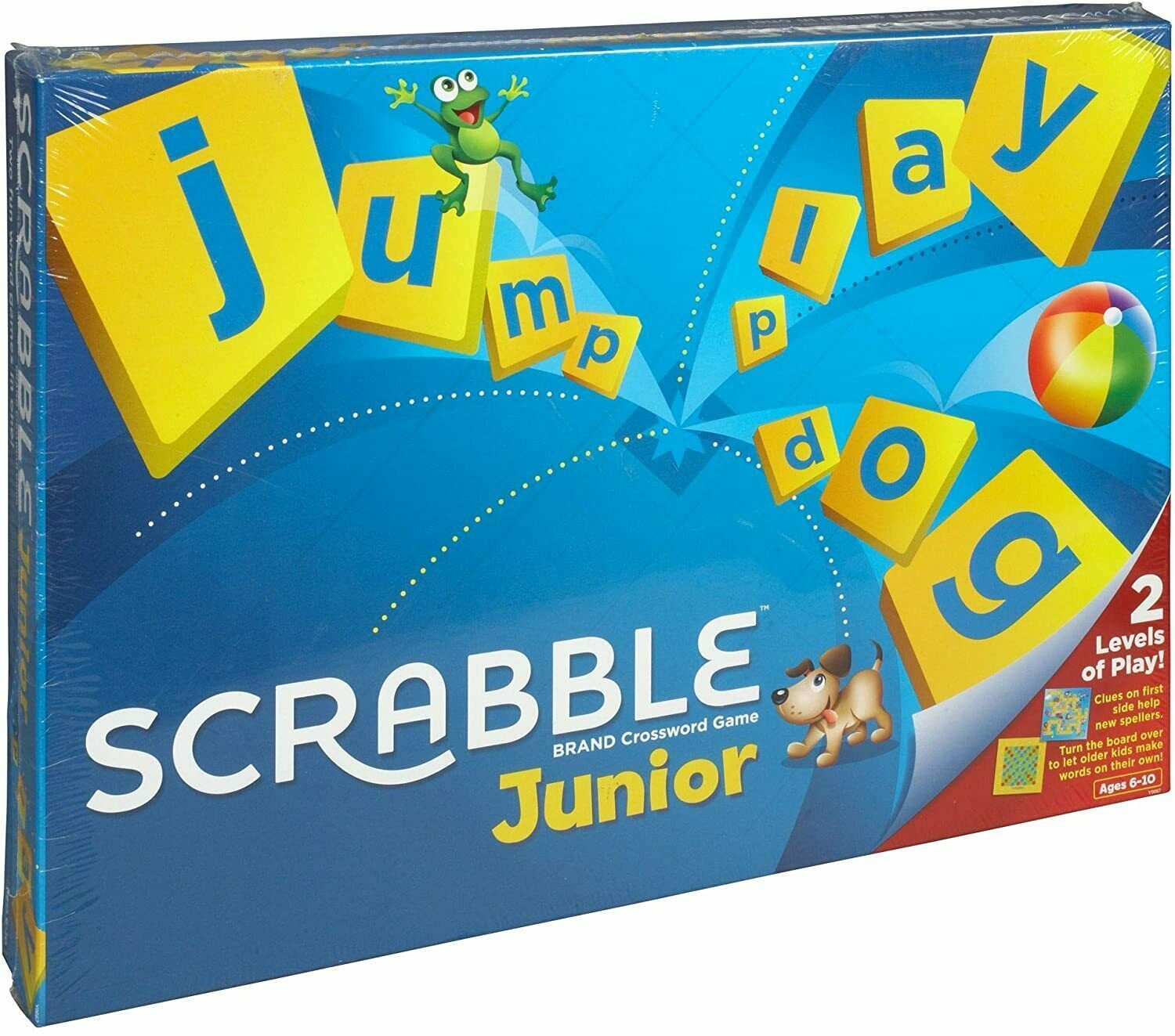 Mattel Games Scrabble Junior Board Game (Y9667) - Contemporary Manufacture