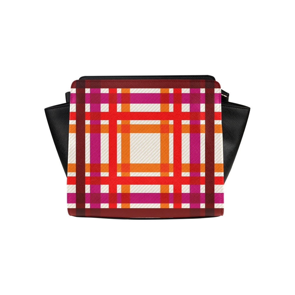 red tartan plaid handbags