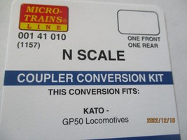 Micro-Trains Stock # 00141010 GP50 Locomotives Coupler Conversion Kit. N-Scale image 2