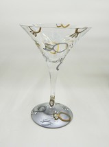 Lolita Wedding Tini Love My Martini Glass 7oz Hand-Painted - $12.99