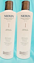 2~ Nioxin 1 SCALP THERAPY Conditioner ~ Natural Fine Normal to Thin Hair 10.1 oz - $20.77