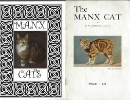Manx CATS ~ 2 booklets history &amp; care of breed ~ Isle of Man 1964 taille... - $15.79