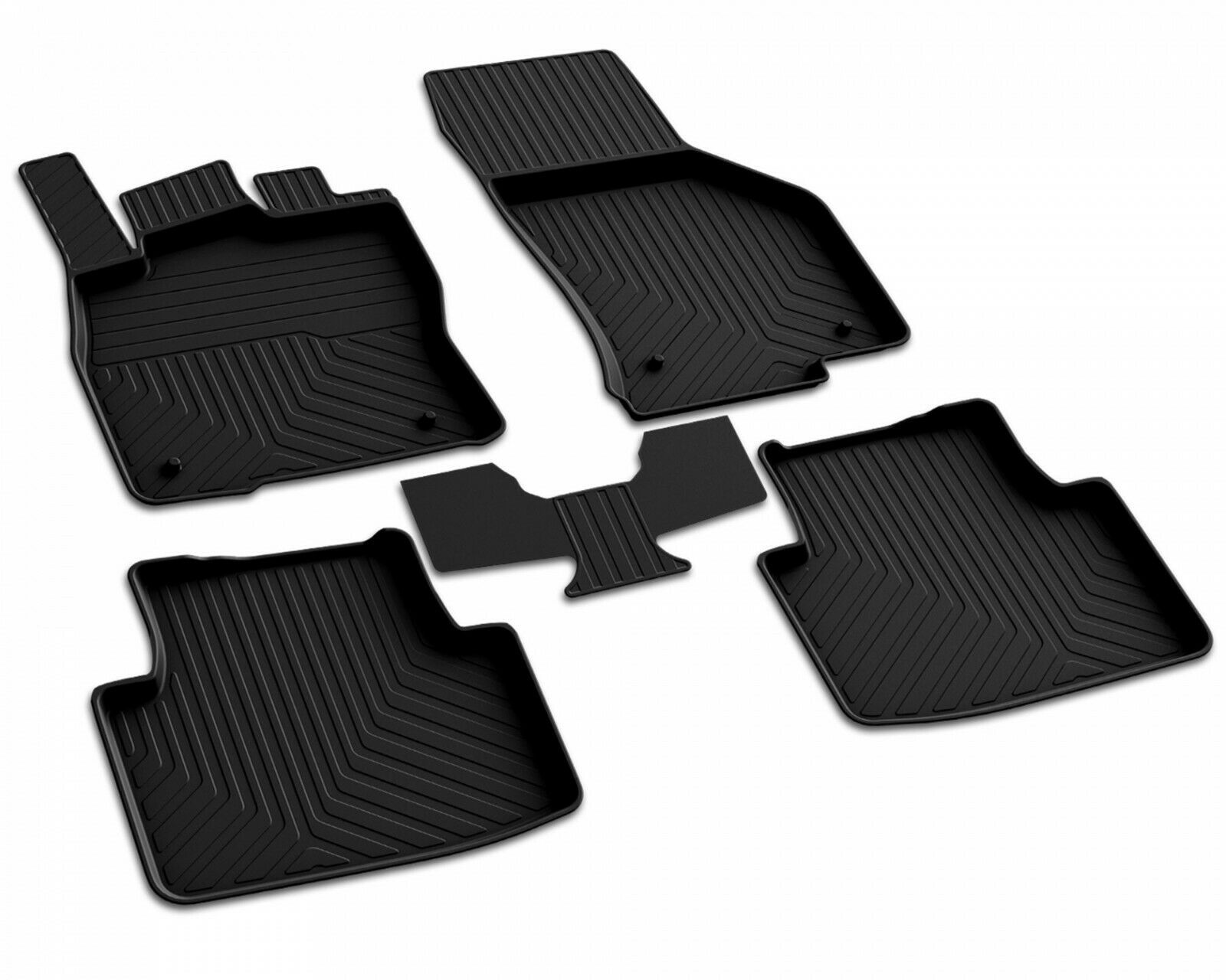4D Molded Interior Car Floor Mat for AUDI A6 20112019 SD (Black