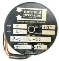 TIME AND PRECISION INDS. LTD. STEPPER MOTOR 3.1A/ph 1.8 DEG. FULL STEP ANGLE image 4