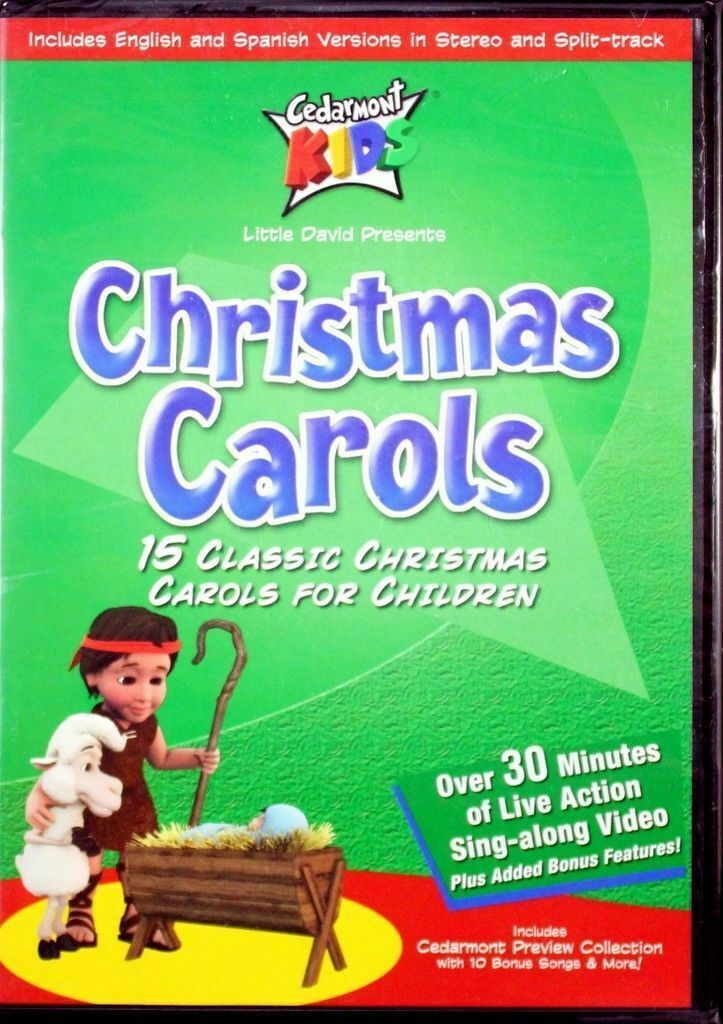 Cedarmont Kids Christmas Carols NEW DVD 15 Classic Christmas Carols for Children - DVD, HD DVD 