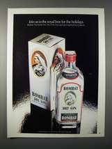 1980 Bombay Dry Gin Ad - Join Us in the Royal Box - $14.99