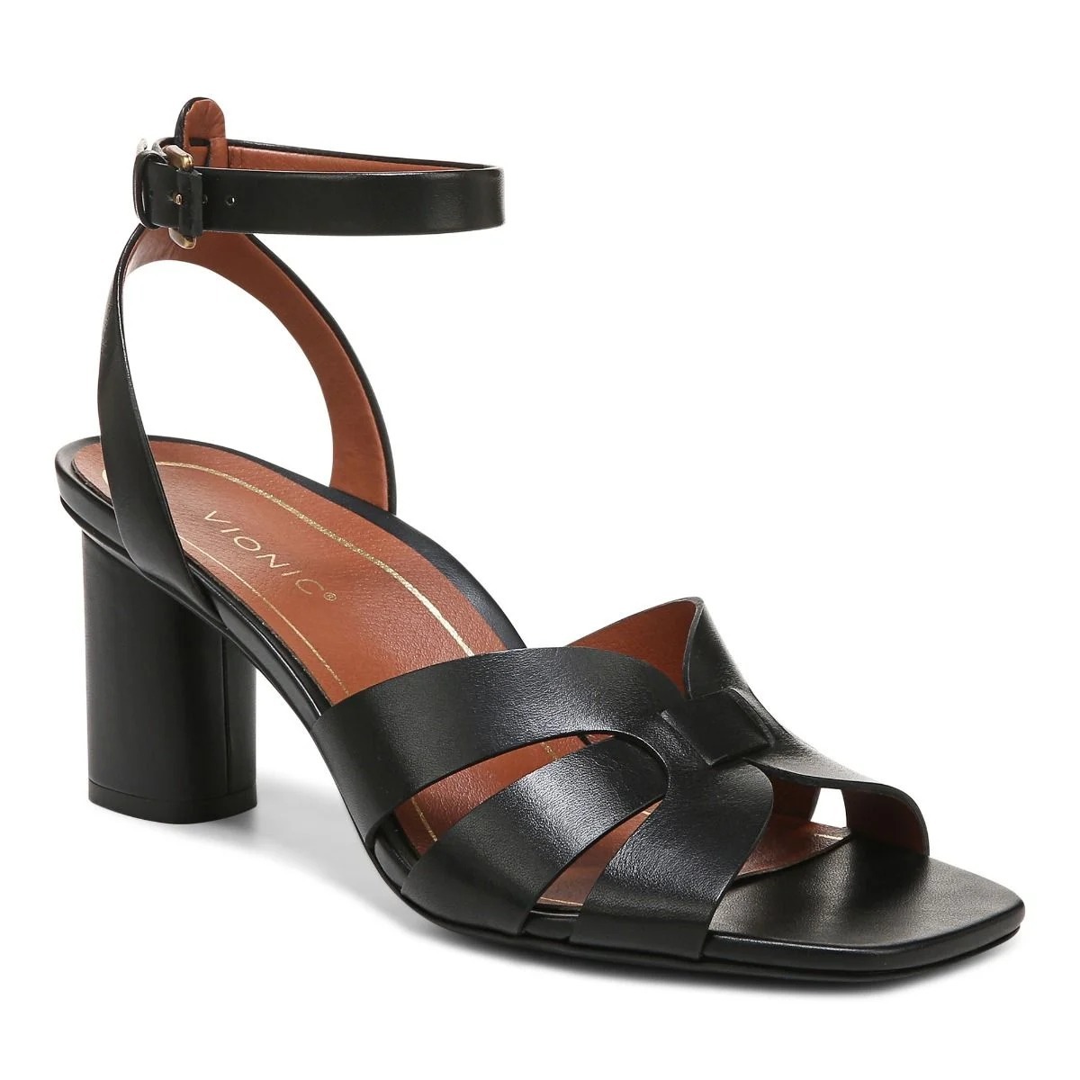 Vionic Marrin Heeled Sandal - Black - Sandals