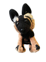 Wildlife Artists African Wild Dog Plush Stuffed Realistic Hyena Toy 6” Wolf - $15.83